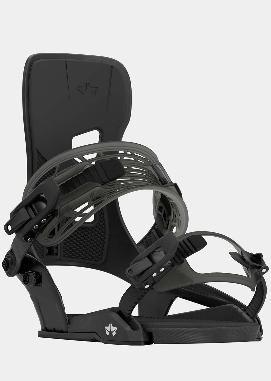 Rome Crux Snowboard Bindings Black