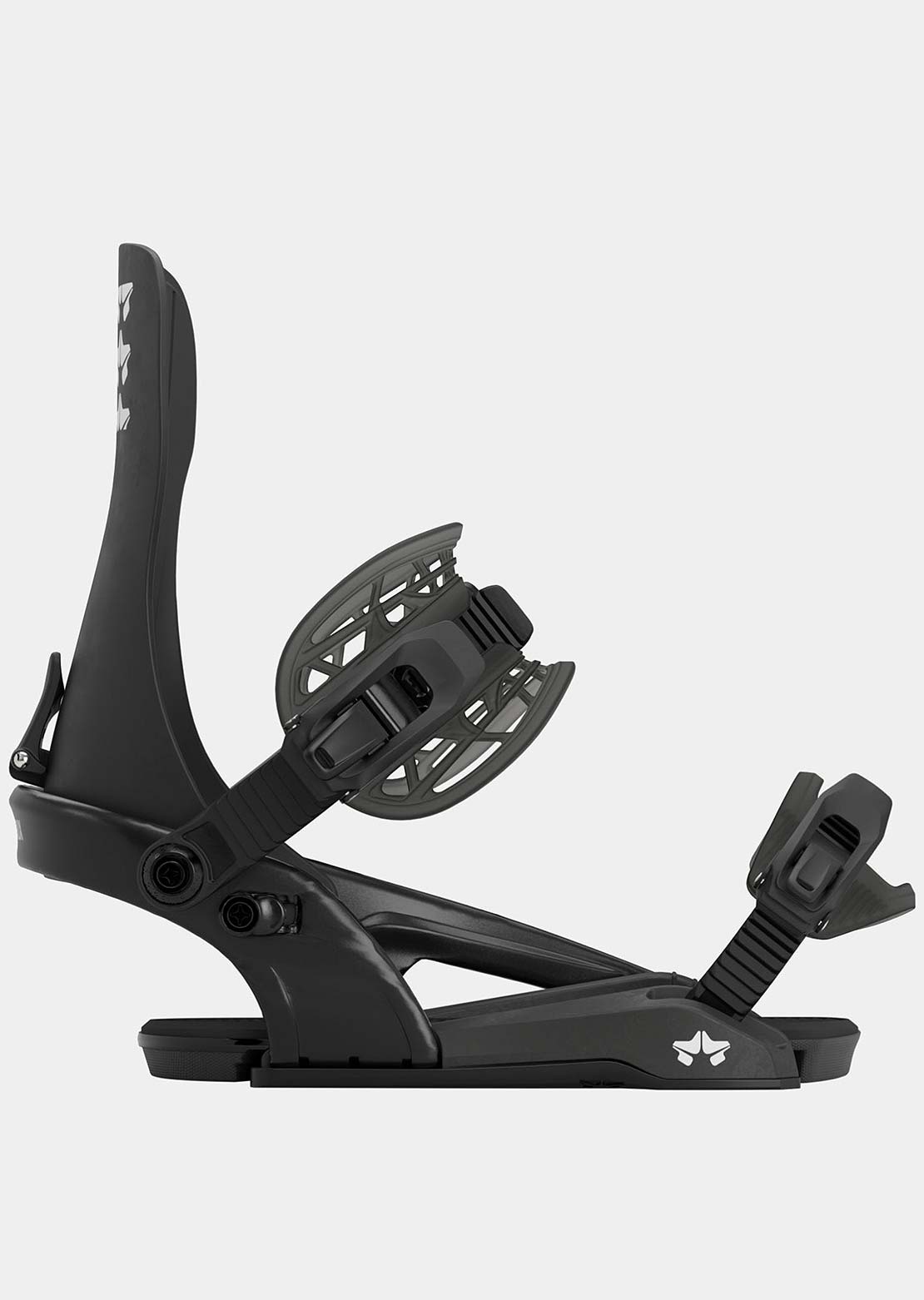 Rome Crux Snowboard Bindings Black