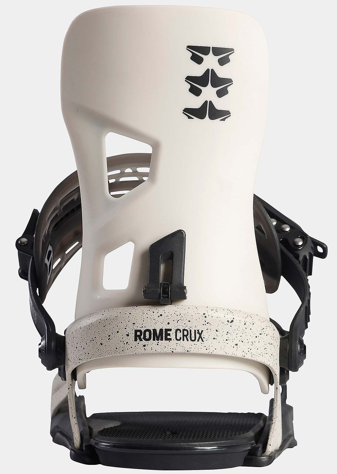Rome Crux Snowboard Bindings White
