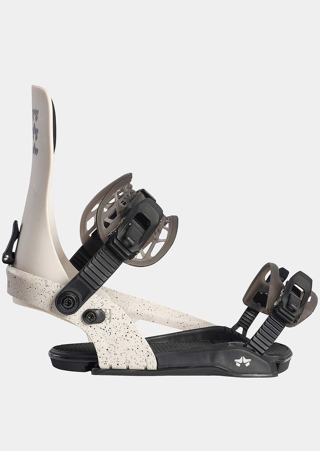 Rome Crux Snowboard Bindings White