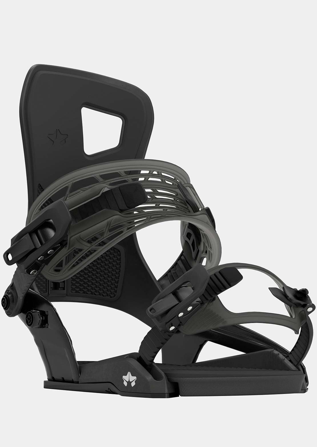 Rome Flare Snowboard Bindings Black