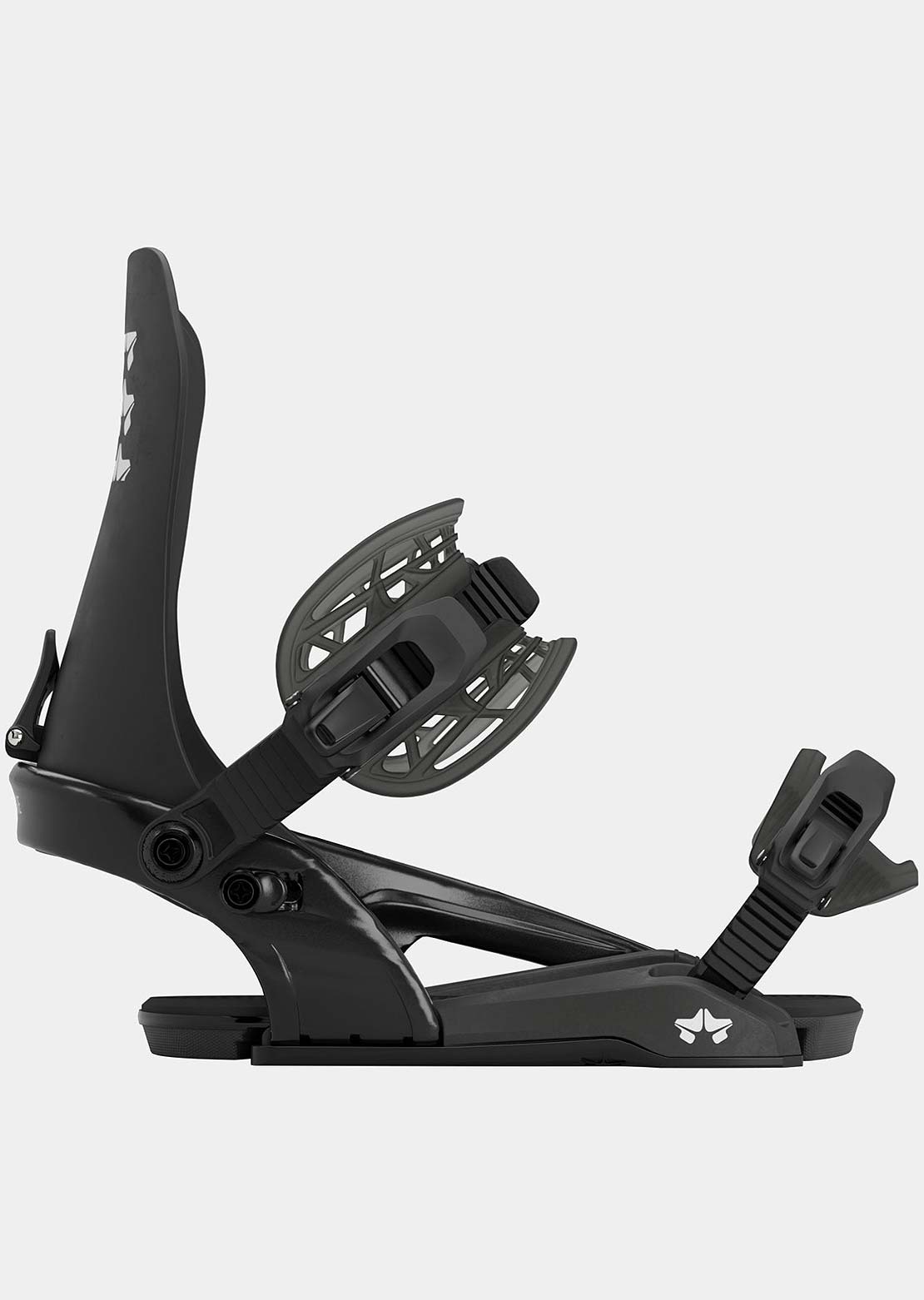 Rome Flare Snowboard Bindings Black