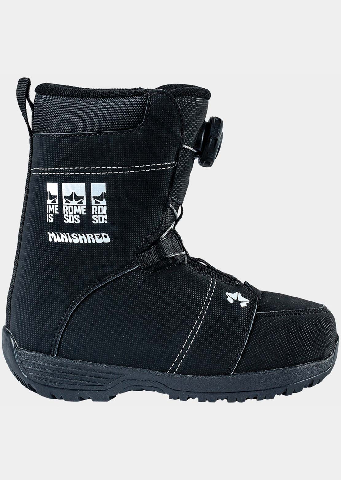 Rome Junior Minishred Snow Boots Black