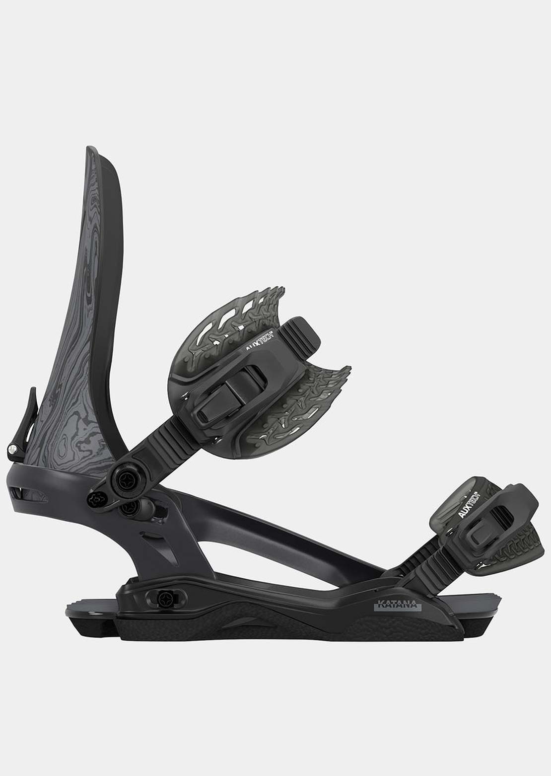 Rome Men&#39;s Katana Snowboard Bindings Black