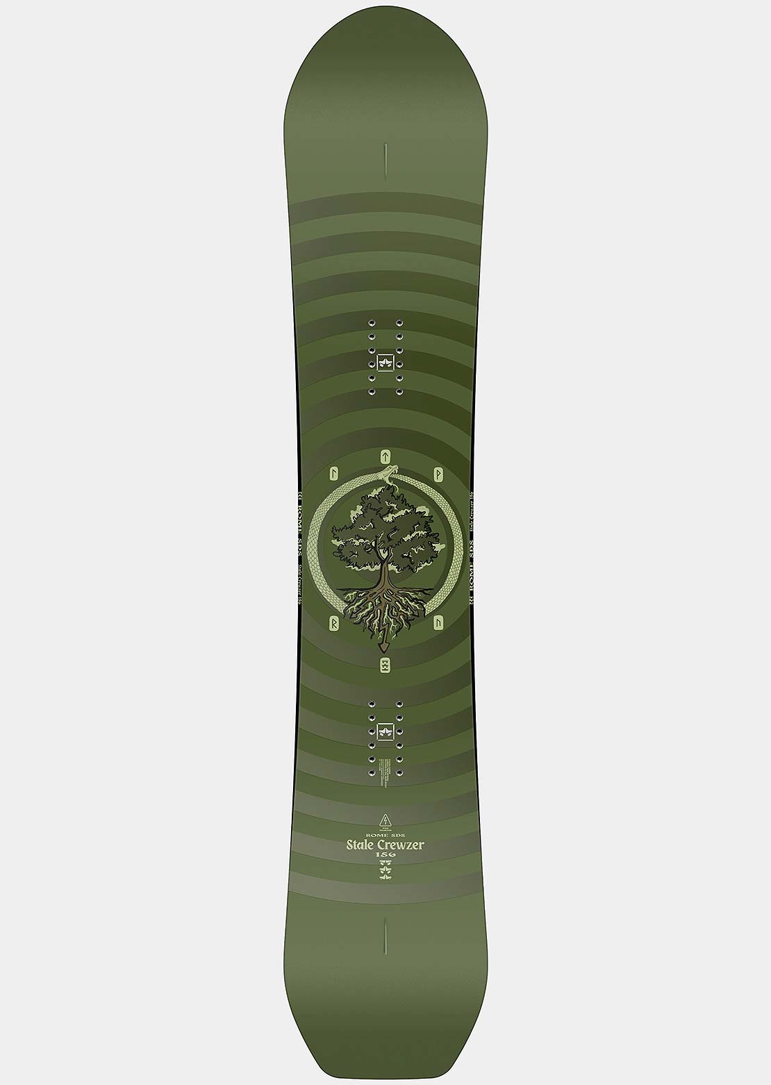 Rome Men&#39;s Stale Crewzer Snowboard