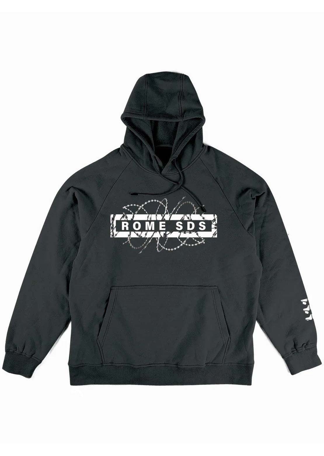 Rome Unisex Basic Hood Black Chains