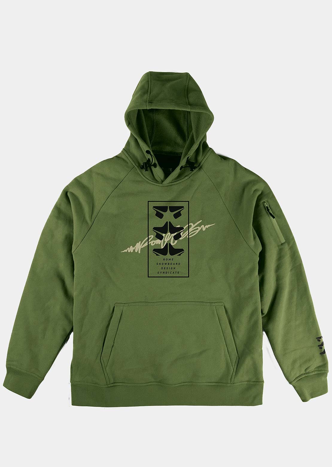 Rome Unisex Riding Hood Olive
