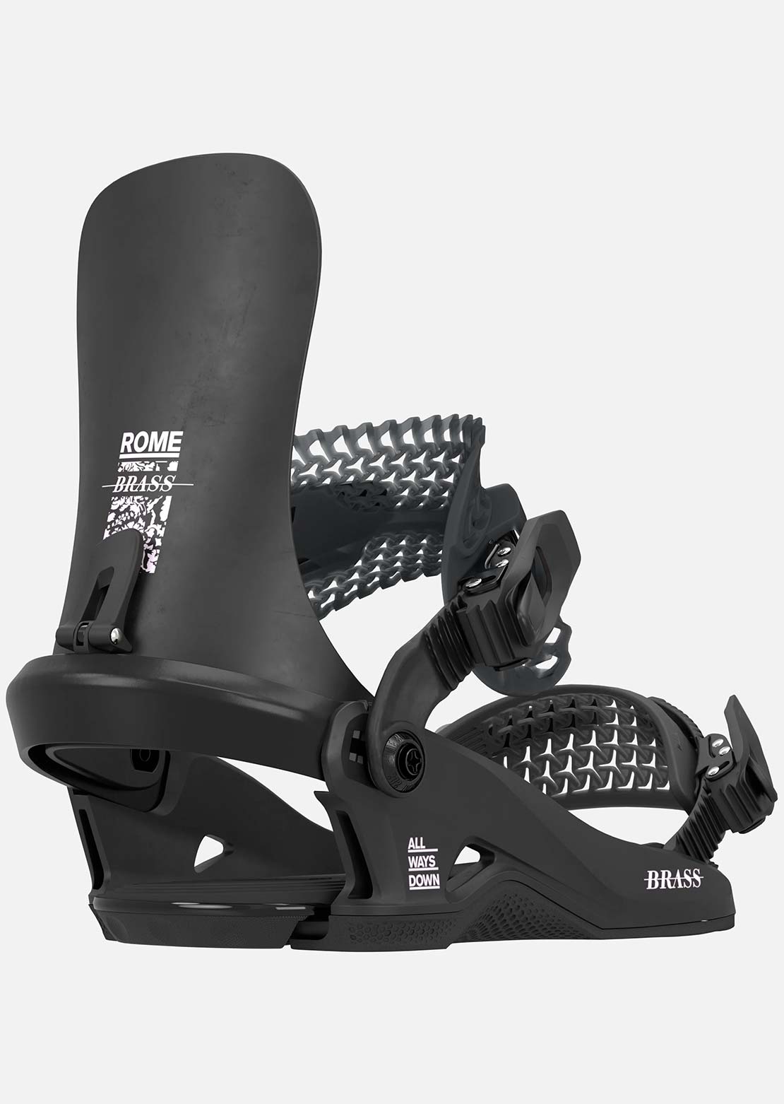 Rome Women's Brass HW Snowboard Bindings Black