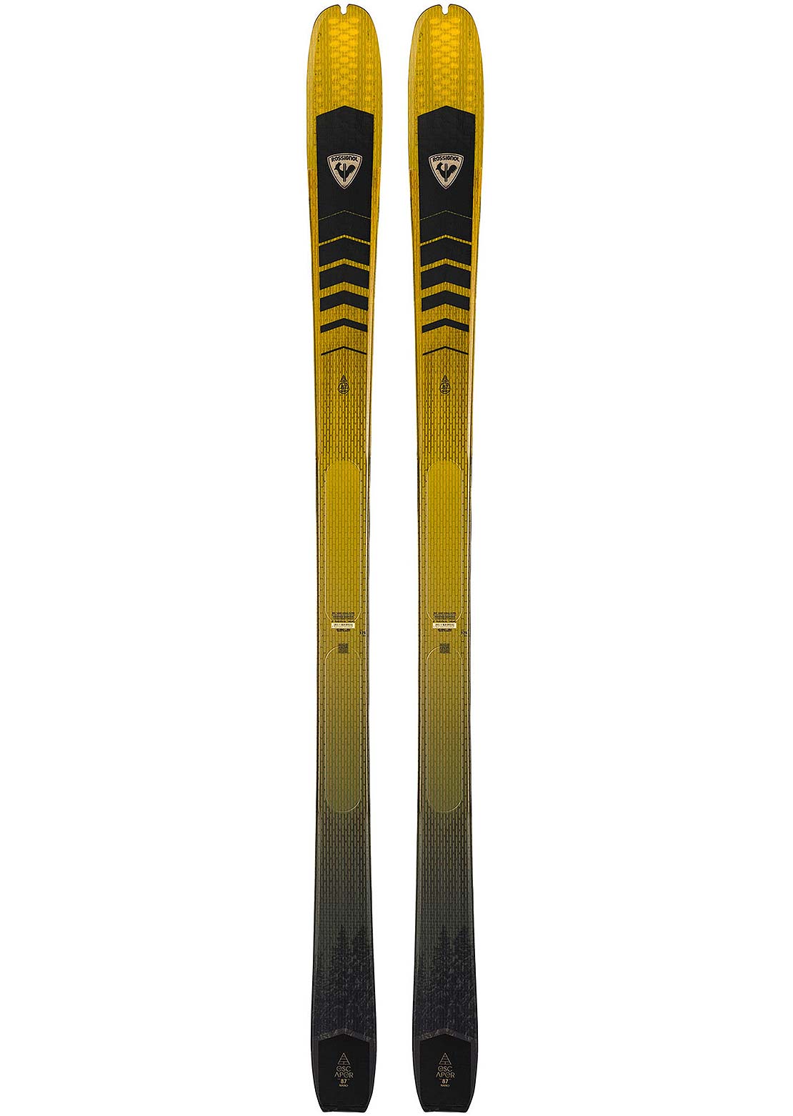 Rossignol Men's Escaper 87 Nano Ski Multi Yellow