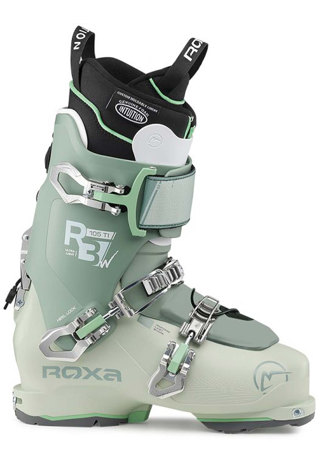 Roxa Women's R3W 105 TI I.R. Wrap Liner GW Ski Boots Mint/Sage/Sage