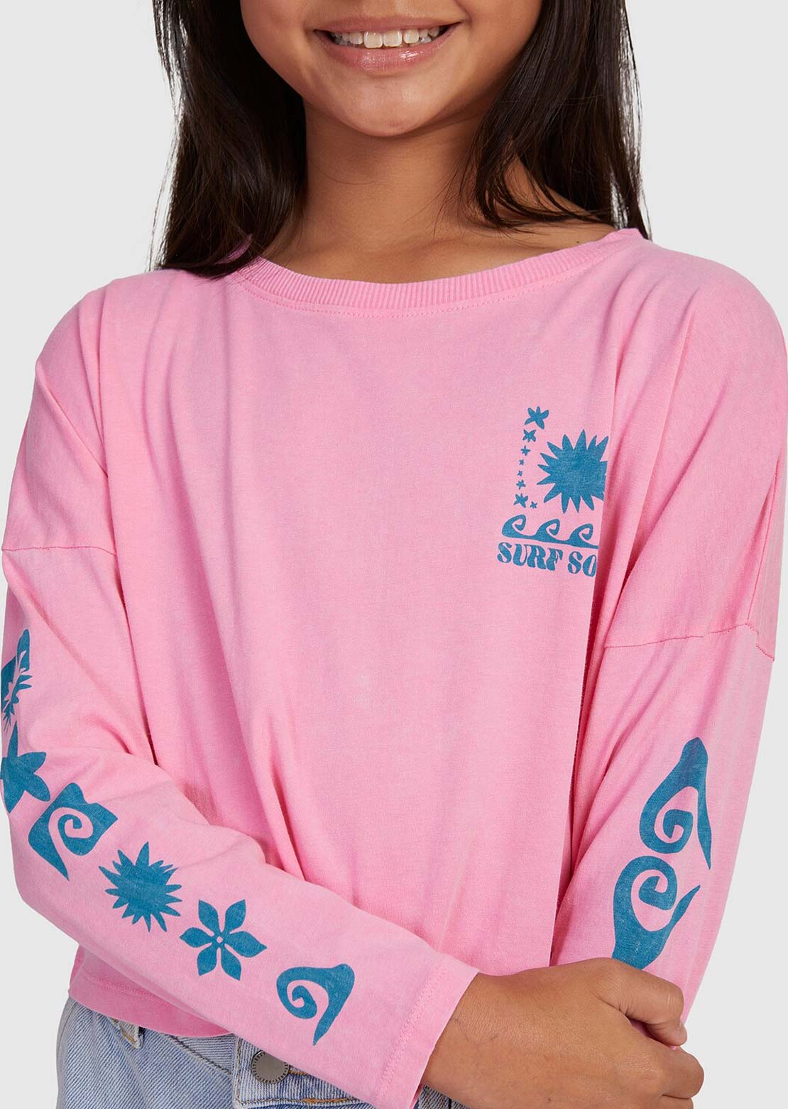Roxy Junior All You Never Say Long Sleeve Sachet Pink