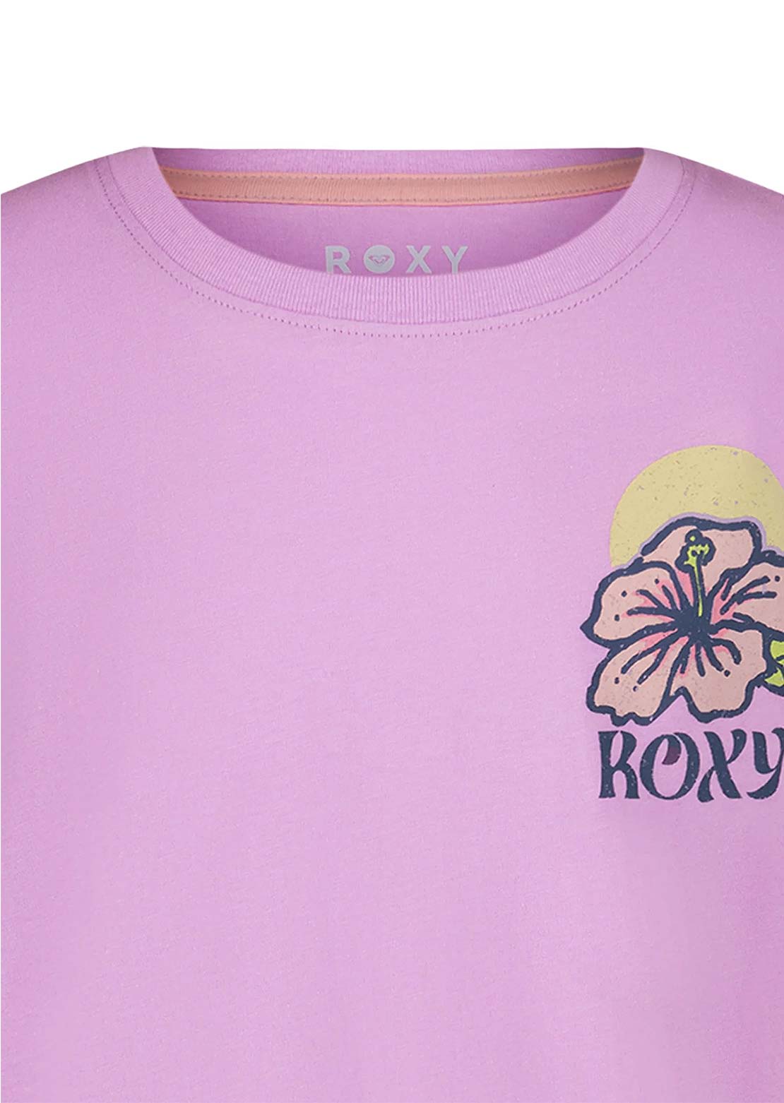 Roxy Junior Board Biscus T-Shirt Crocus Petal