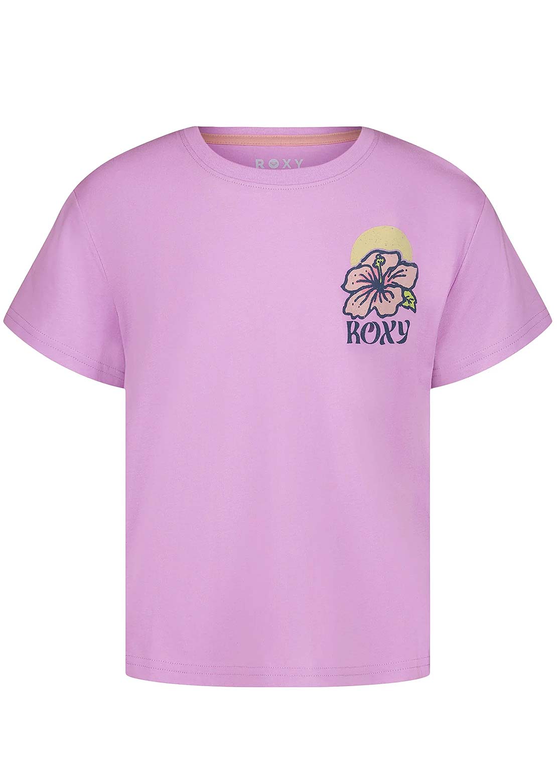 Roxy Junior Board Biscus T-Shirt Crocus Petal