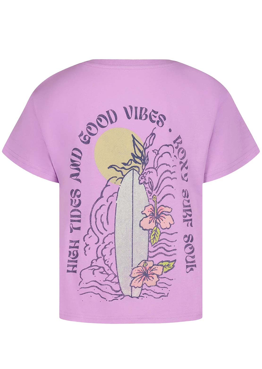 Roxy Junior Board Biscus T-Shirt Crocus Petal