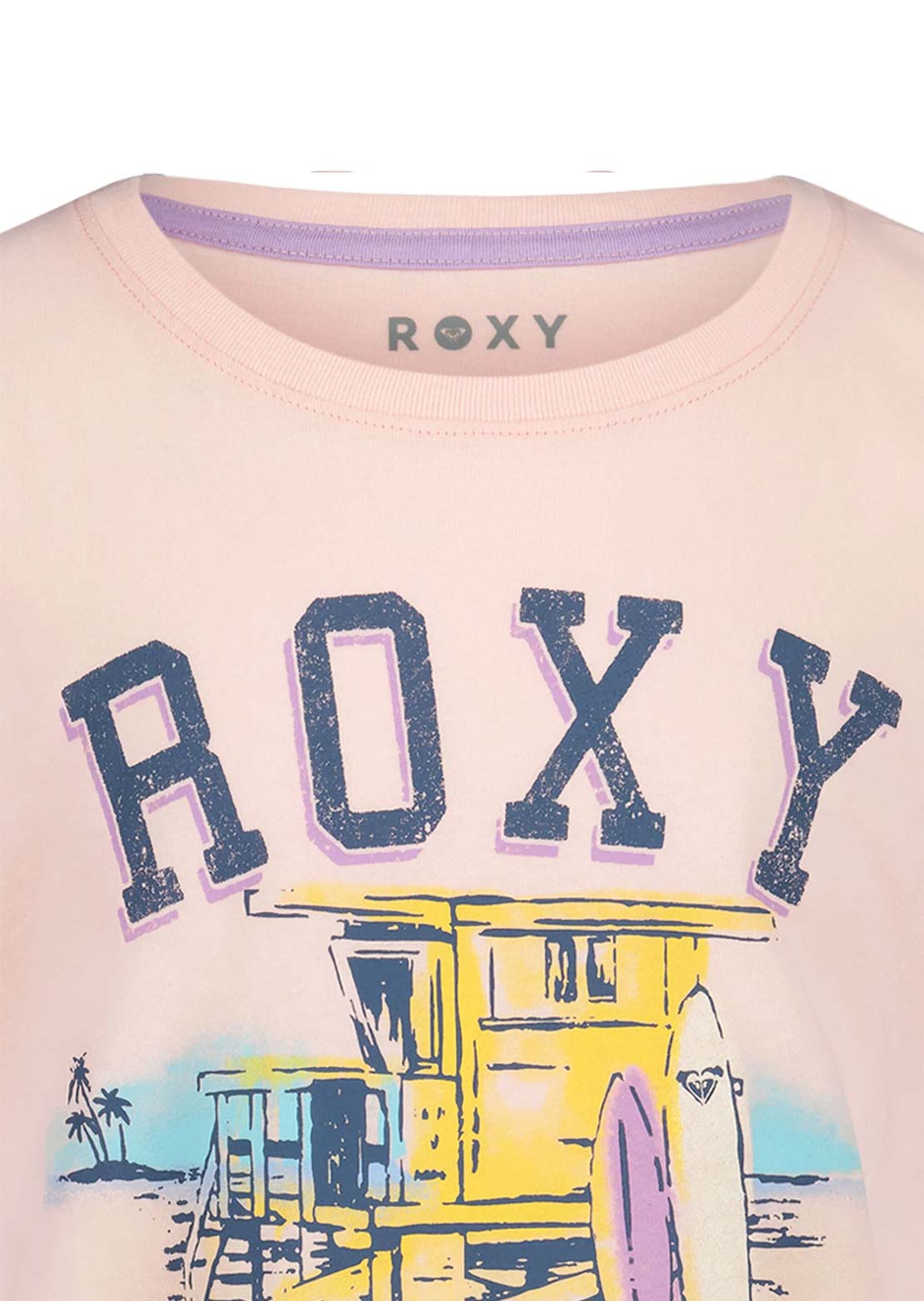 Roxy Junior California T-Shirt Veiled Rose