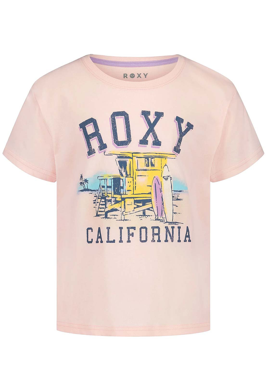 Roxy Junior California T-Shirt Veiled Rose