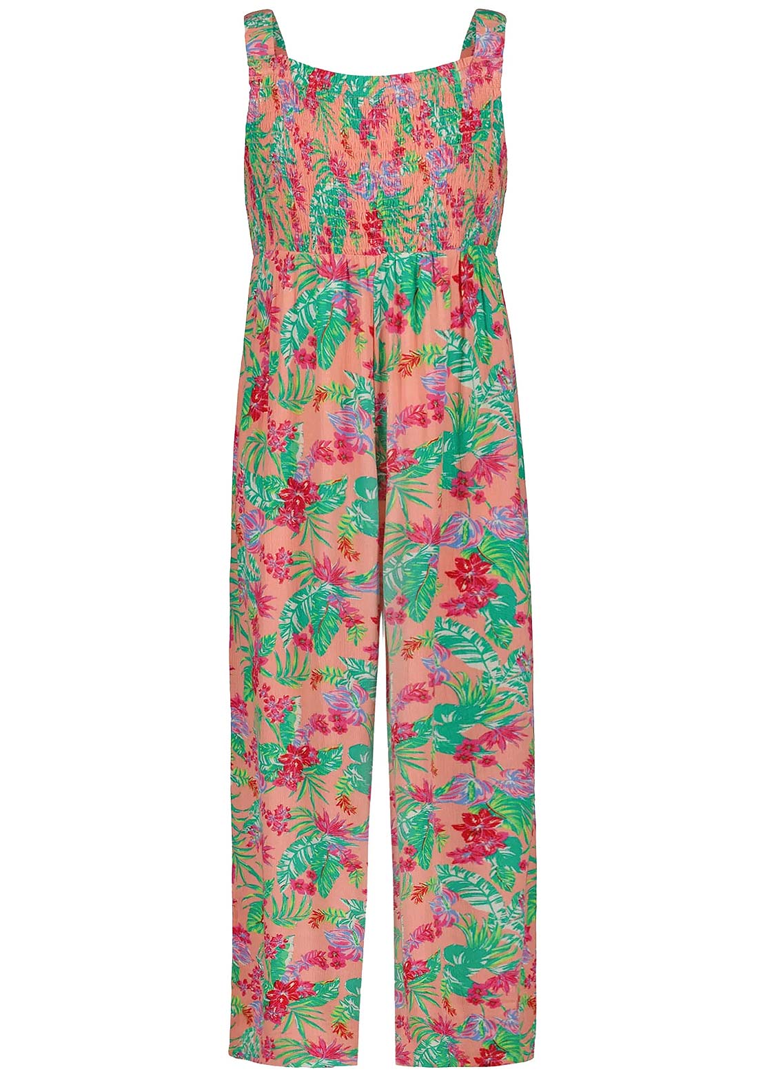 Roxy Junior Coastal Breeze Jumpsuit Peach Pink