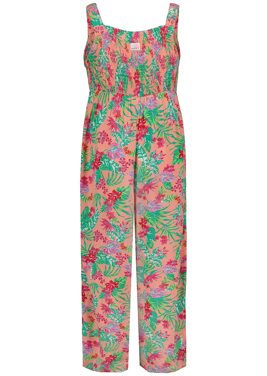 Roxy Junior Coastal Breeze Jumpsuit Peach Pink