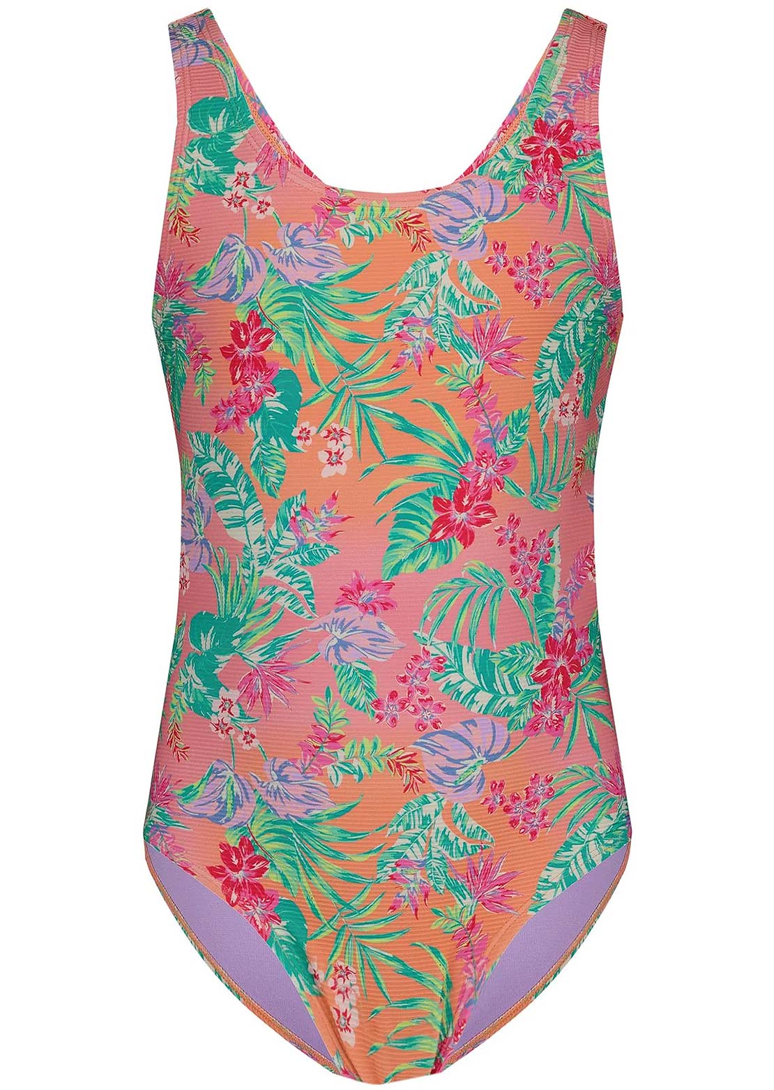 Roxy Junior Coastal Breeze One Piece Peach Pink