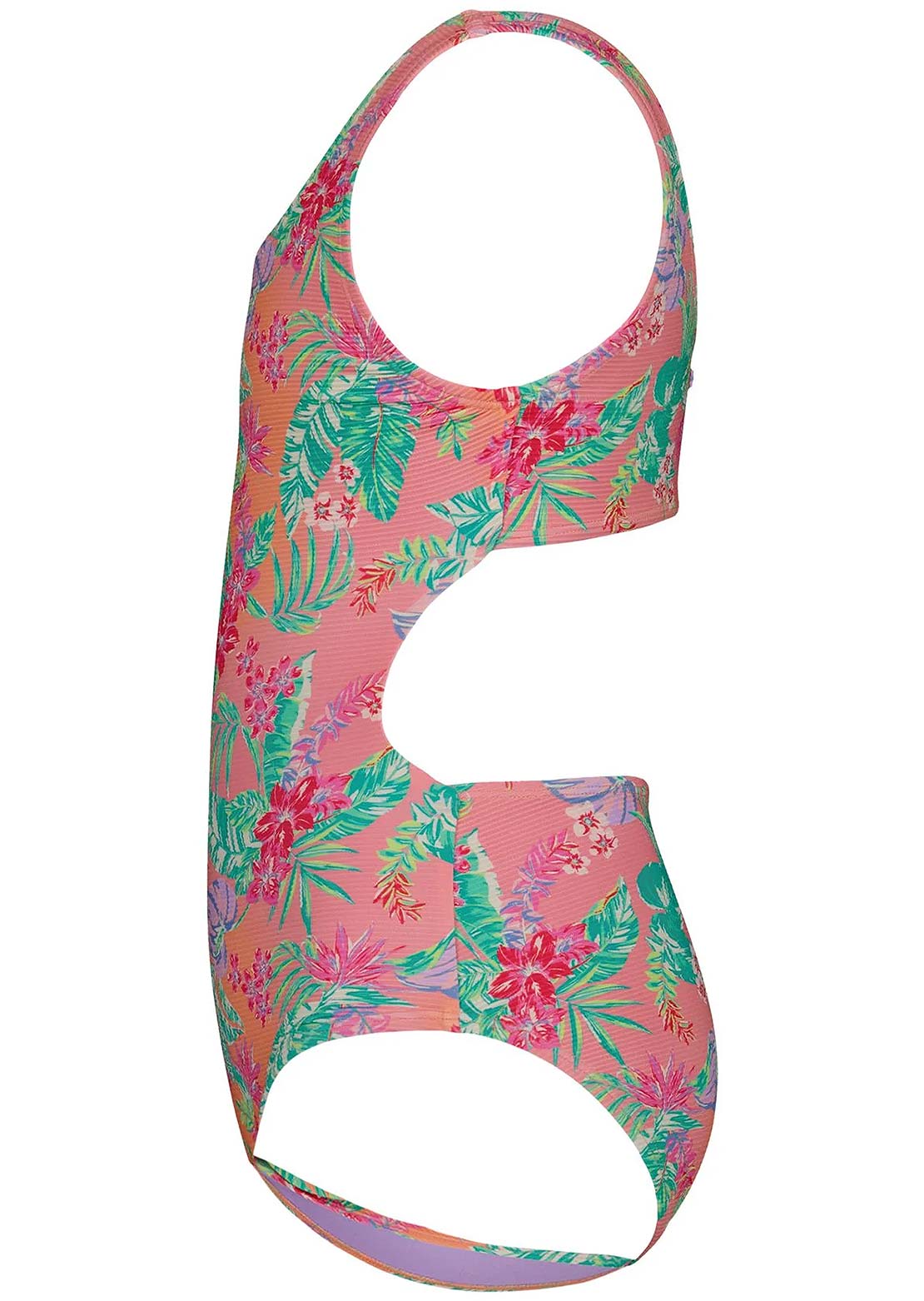 Roxy Junior Coastal Breeze One Piece Peach Pink