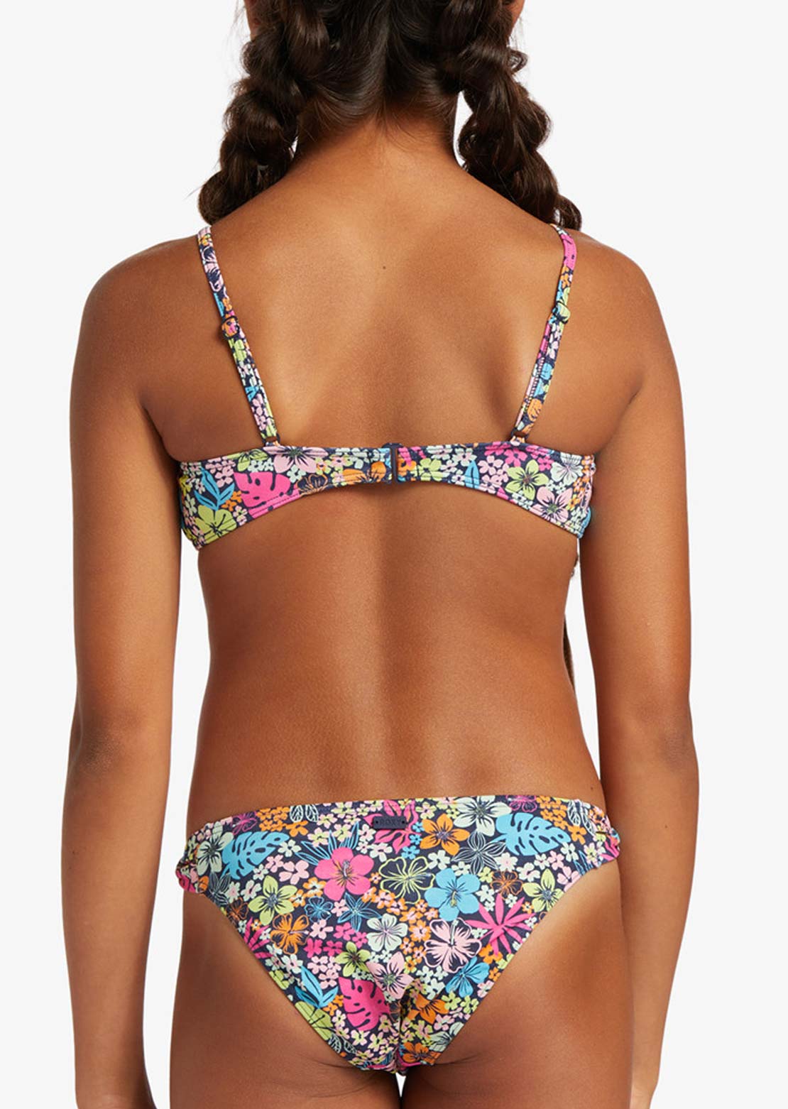 Roxy Junior Daisy Mood Bralette Set Mood Indigo Tropical