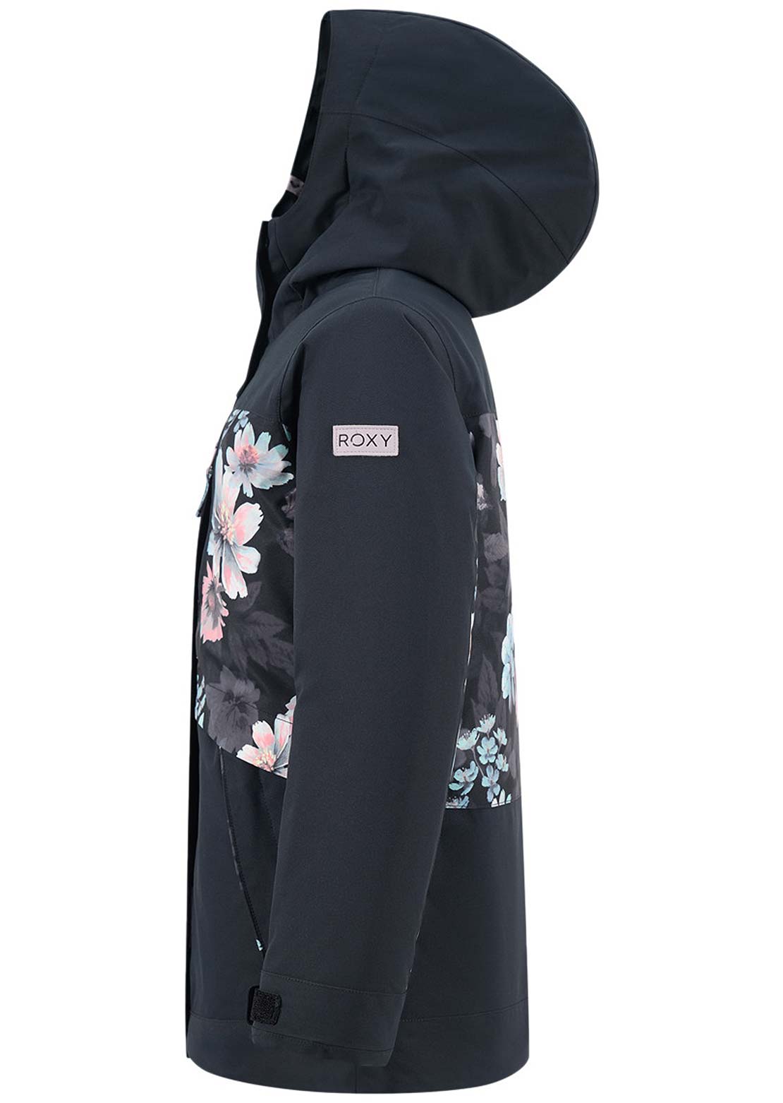 Roxy Junior Floral Block Parka Black