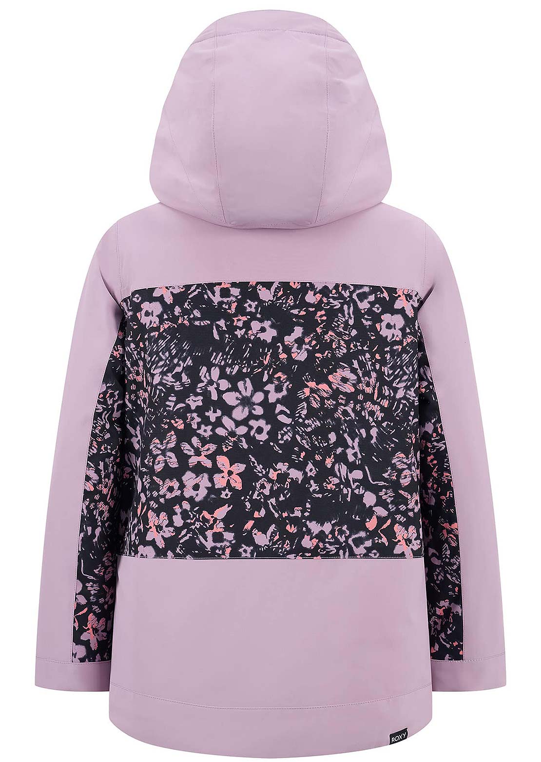 Roxy Junior Floral Block Parka Discreet Mauve