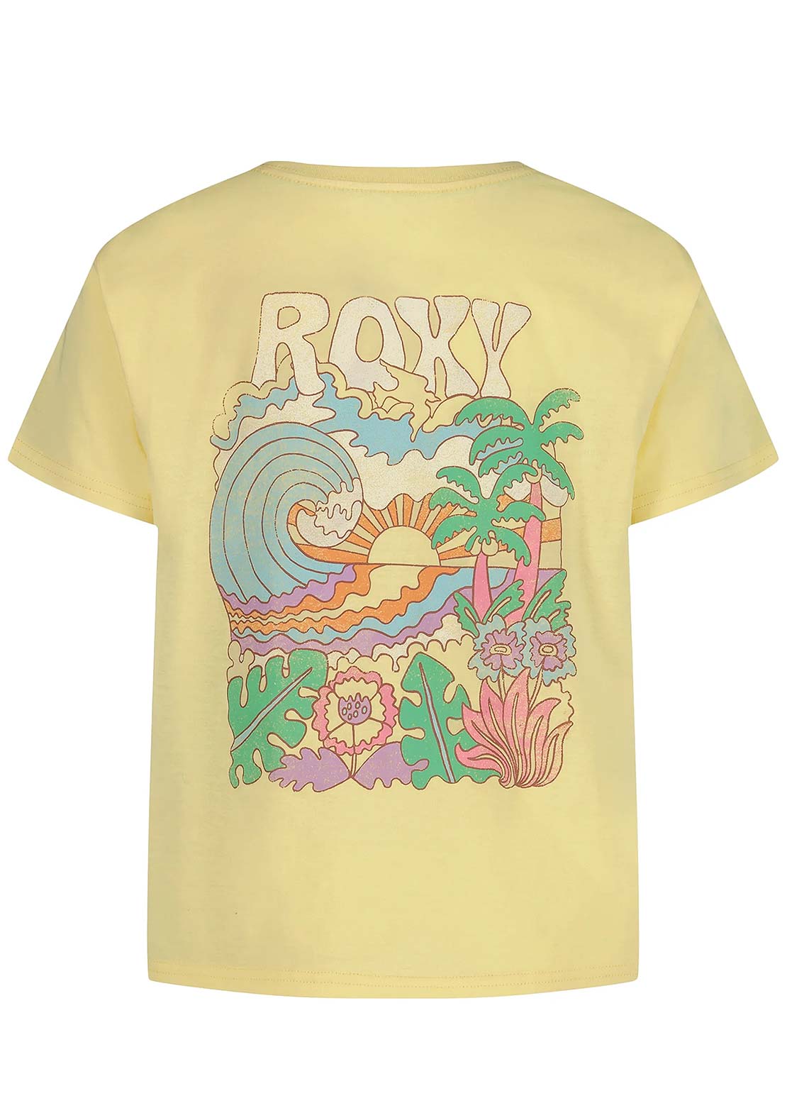 Roxy Junior Grateful For Nature T-Shirt Golden Haze