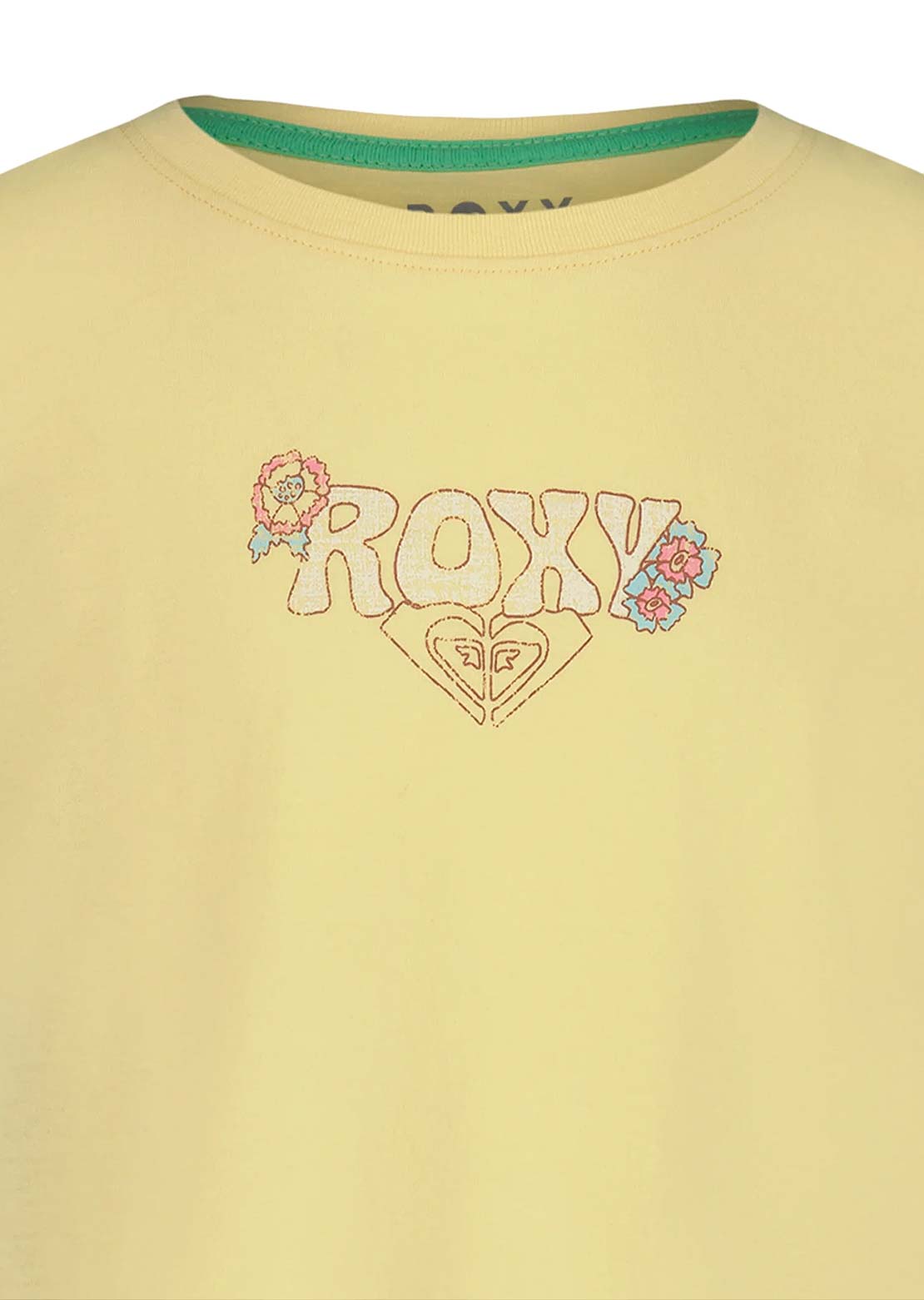 Roxy Junior Grateful For Nature T-Shirt Golden Haze