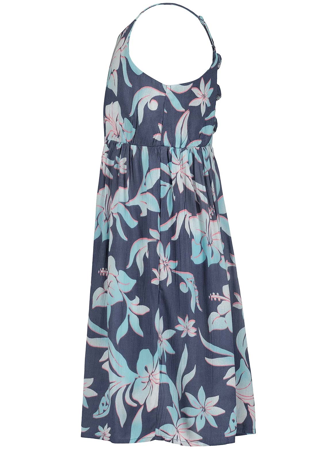 Roxy Junior Hibiscus Hype Dress Vintage Indigo