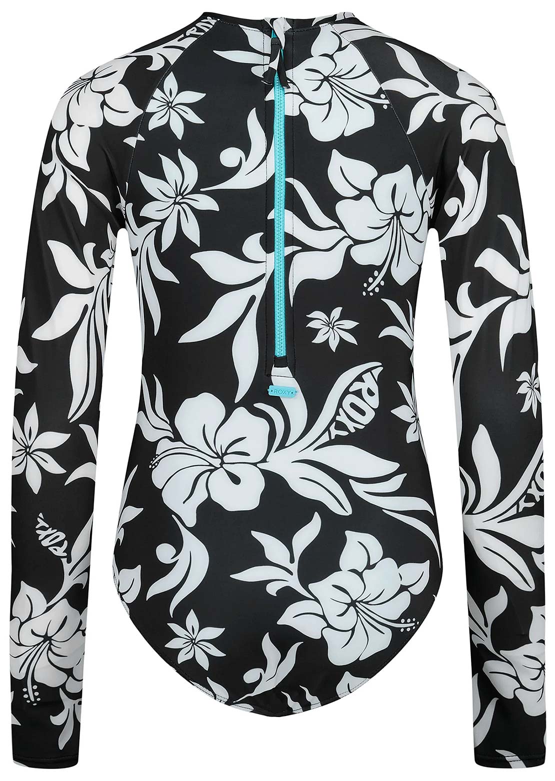 Roxy Junior Oversized Floral Onesie Phantom