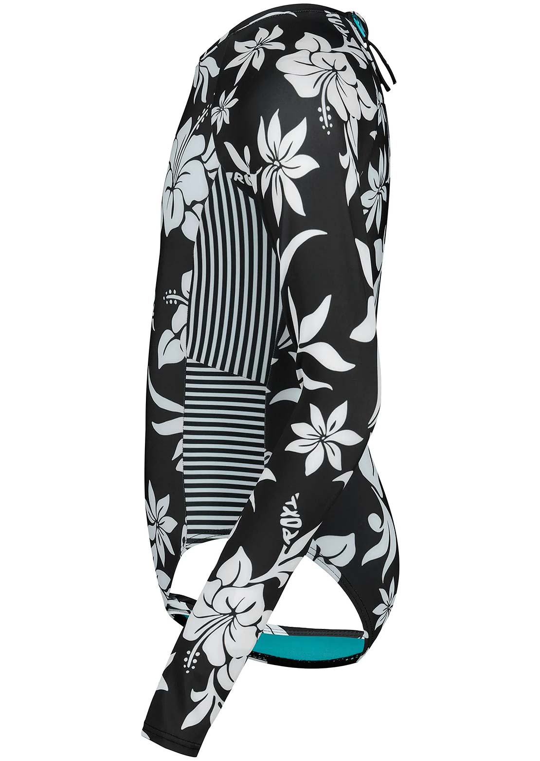 Roxy Junior Oversized Floral Onesie Phantom