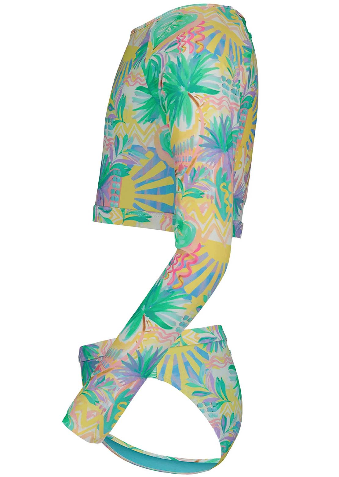 Roxy Junior Palm Sun Crop RG Set Blue Radiance
