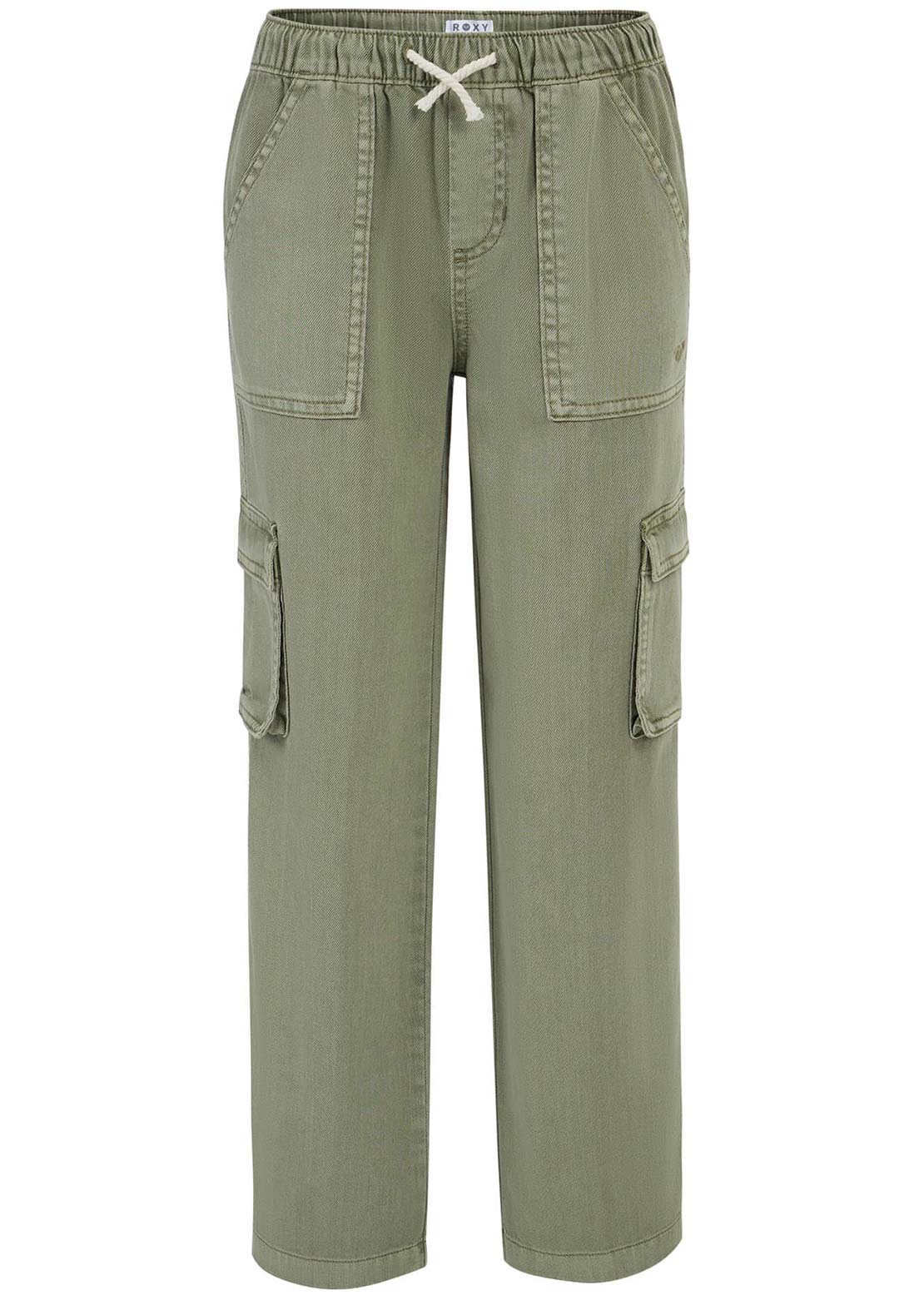 Roxy Junior Precious Cargo Pants Oil Green