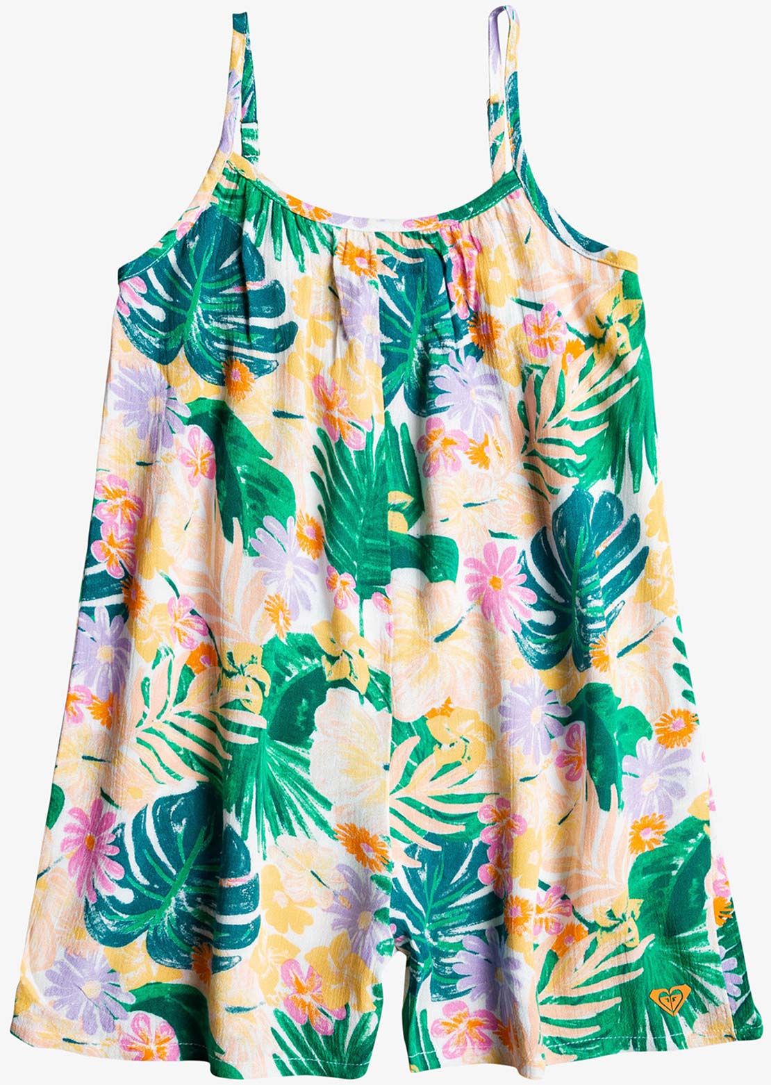 Roxy Junior Soulful Blooms Cover Up Dress Mint Tropical Trails