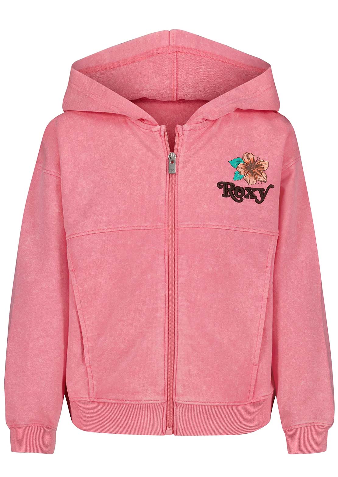 Roxy Junior Sunset Oversized Zip Hood Plumeria