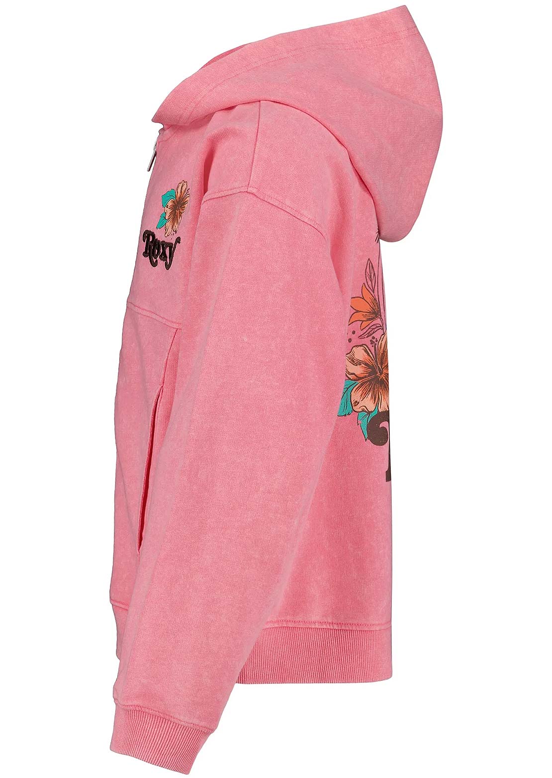 Roxy Junior Sunset Oversized Zip Hood Plumeria