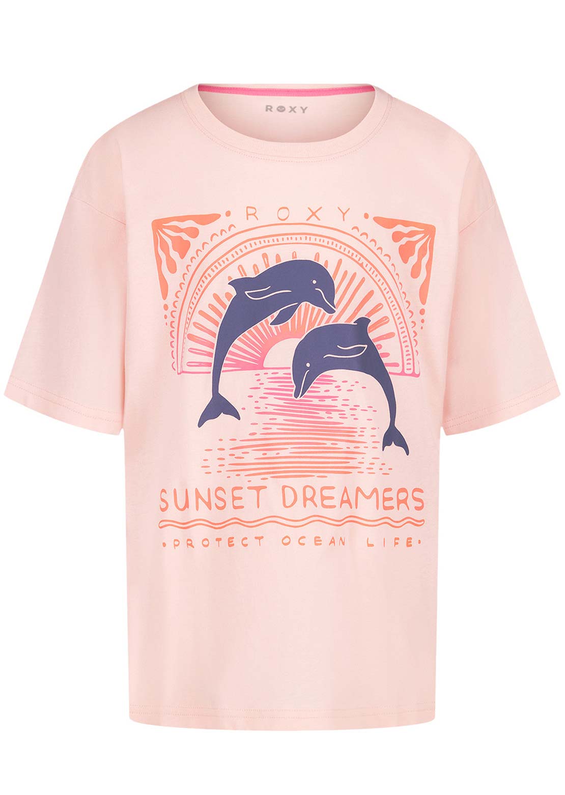Roxy Toddler Ocean Life T-Shirt Veiled Rose