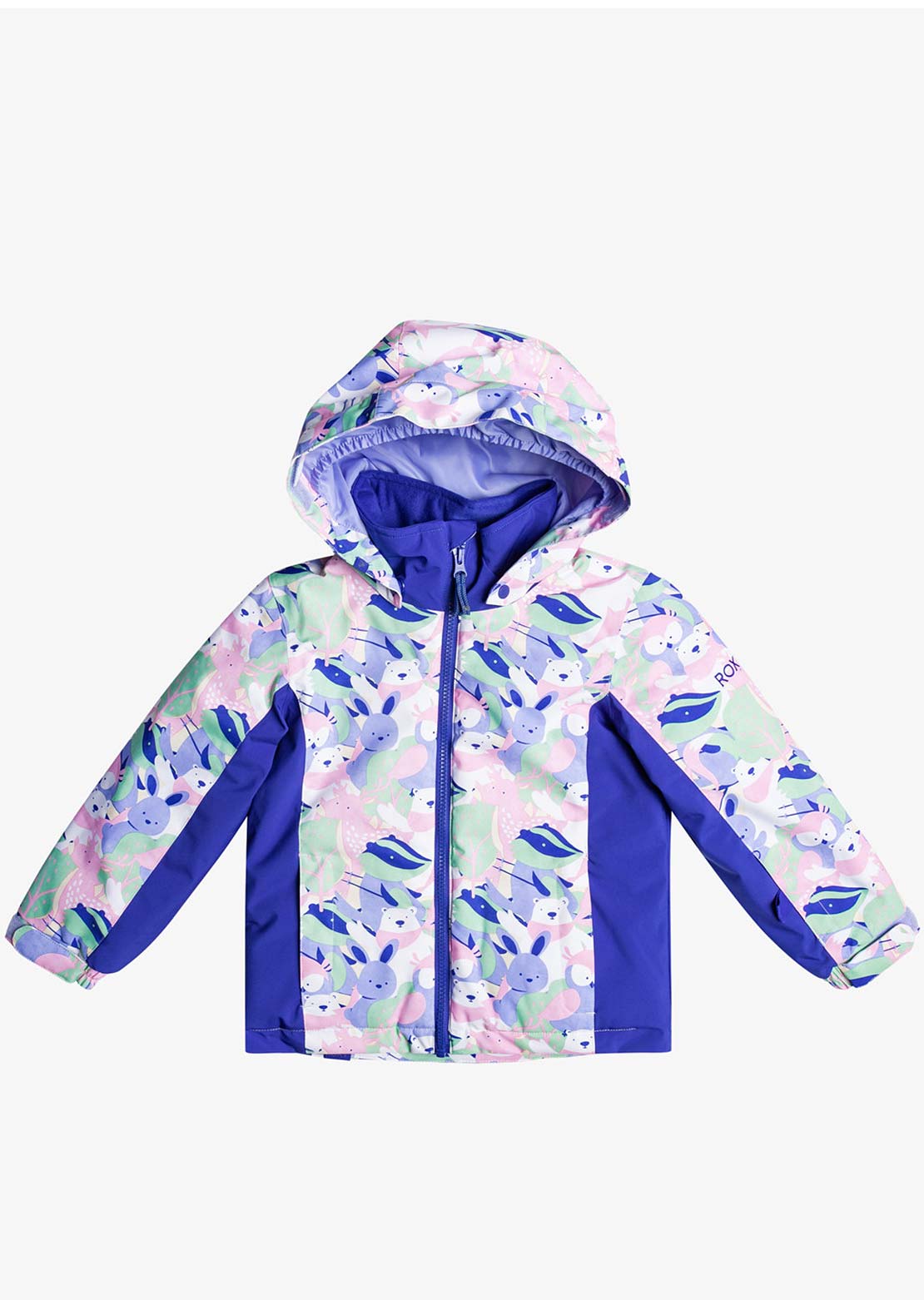 Roxy Toddler Snowy Tale Jacket Bright White Mountains Locals