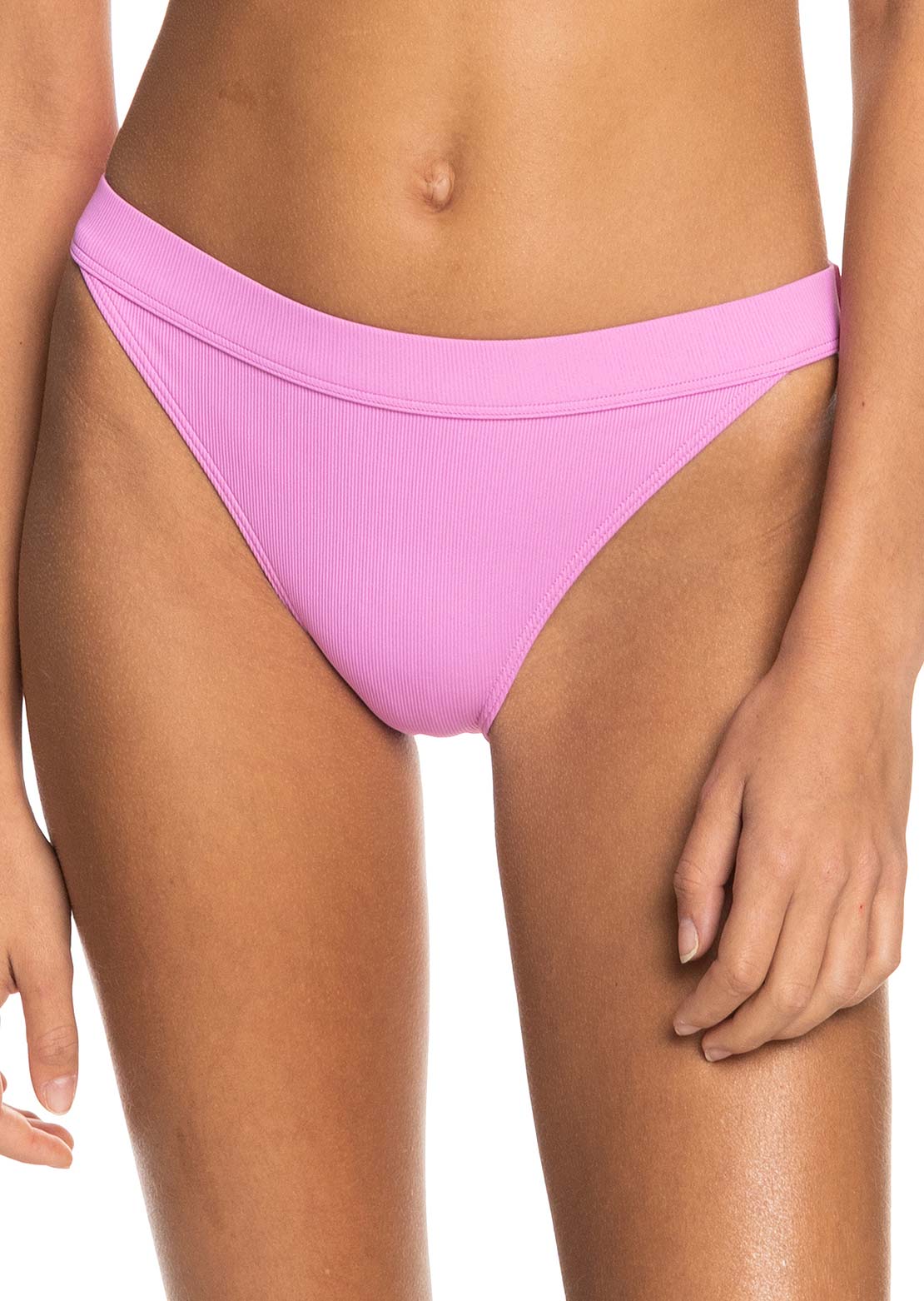 Roxy Women's Active SD Rib Bikini Bottom Cyclamen