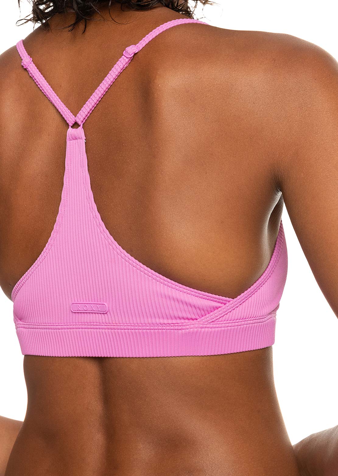 Roxy Women's Active SD Rib Triangle Bikini Top Cyclamen
