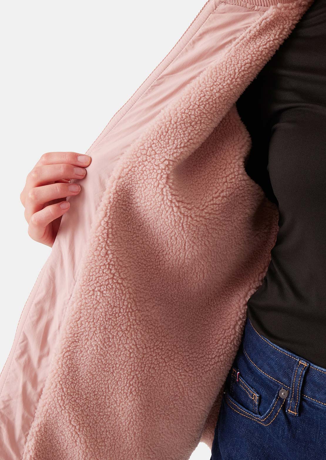 Roxy Women's Aurora Quilted Bomber Jacket Adobe Rose