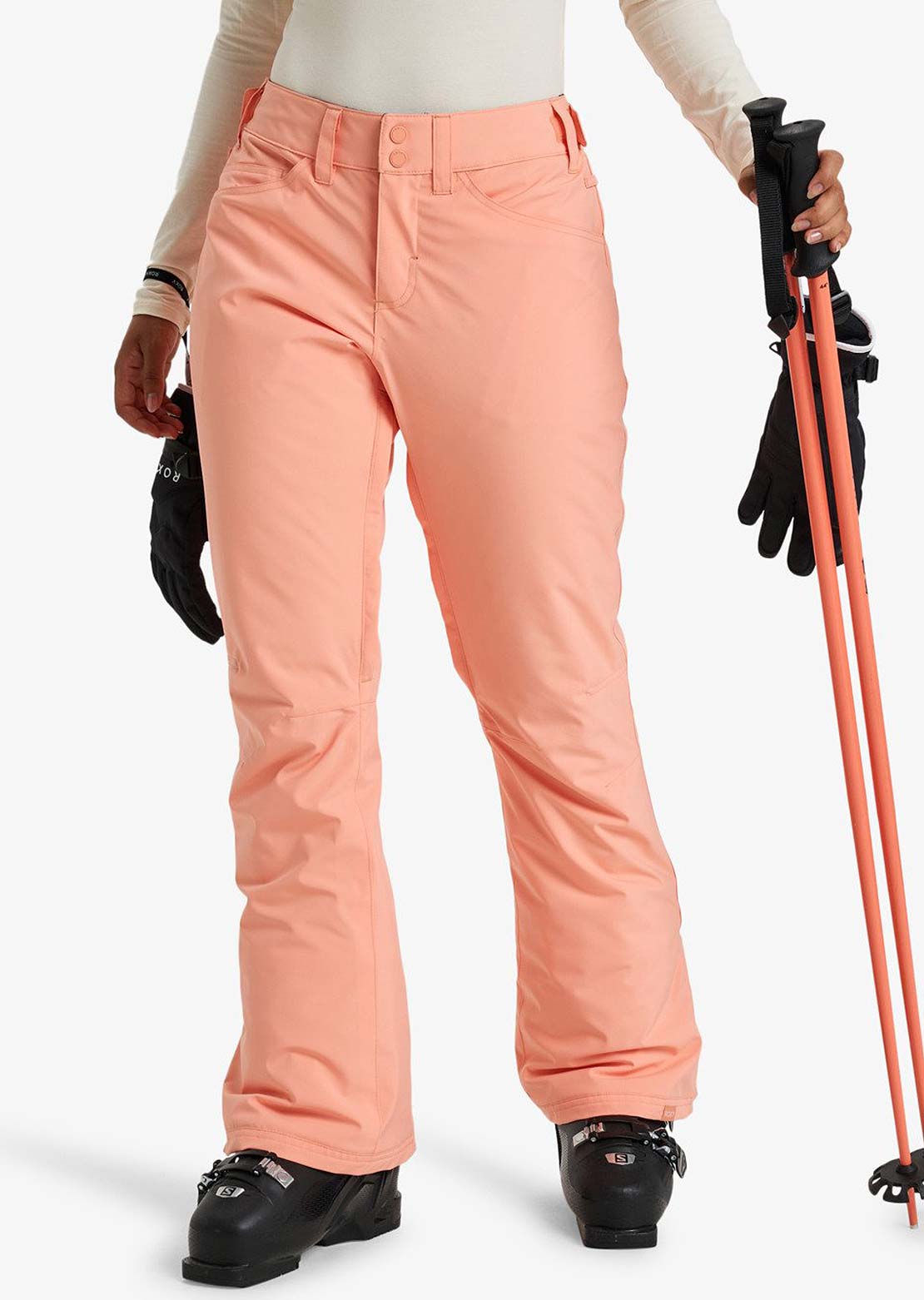 Roxy Women's Backyard Pants Peach Pink