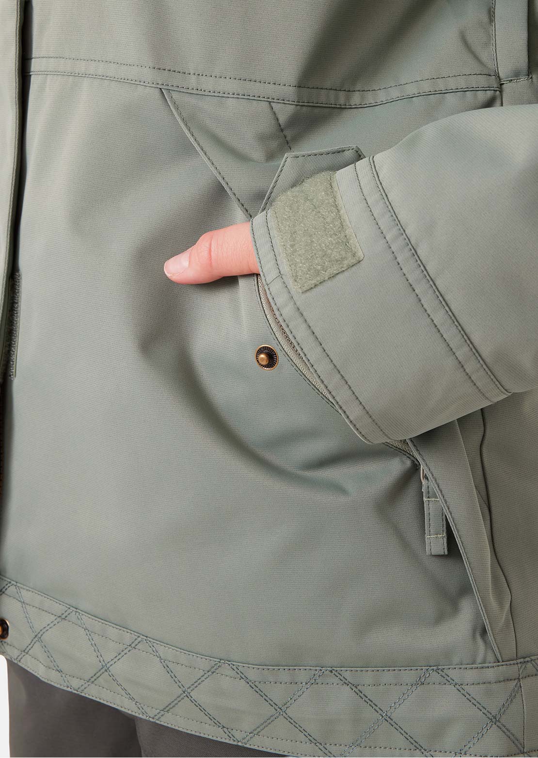 Roxy Women's Billie Jacket Black Sea Spray