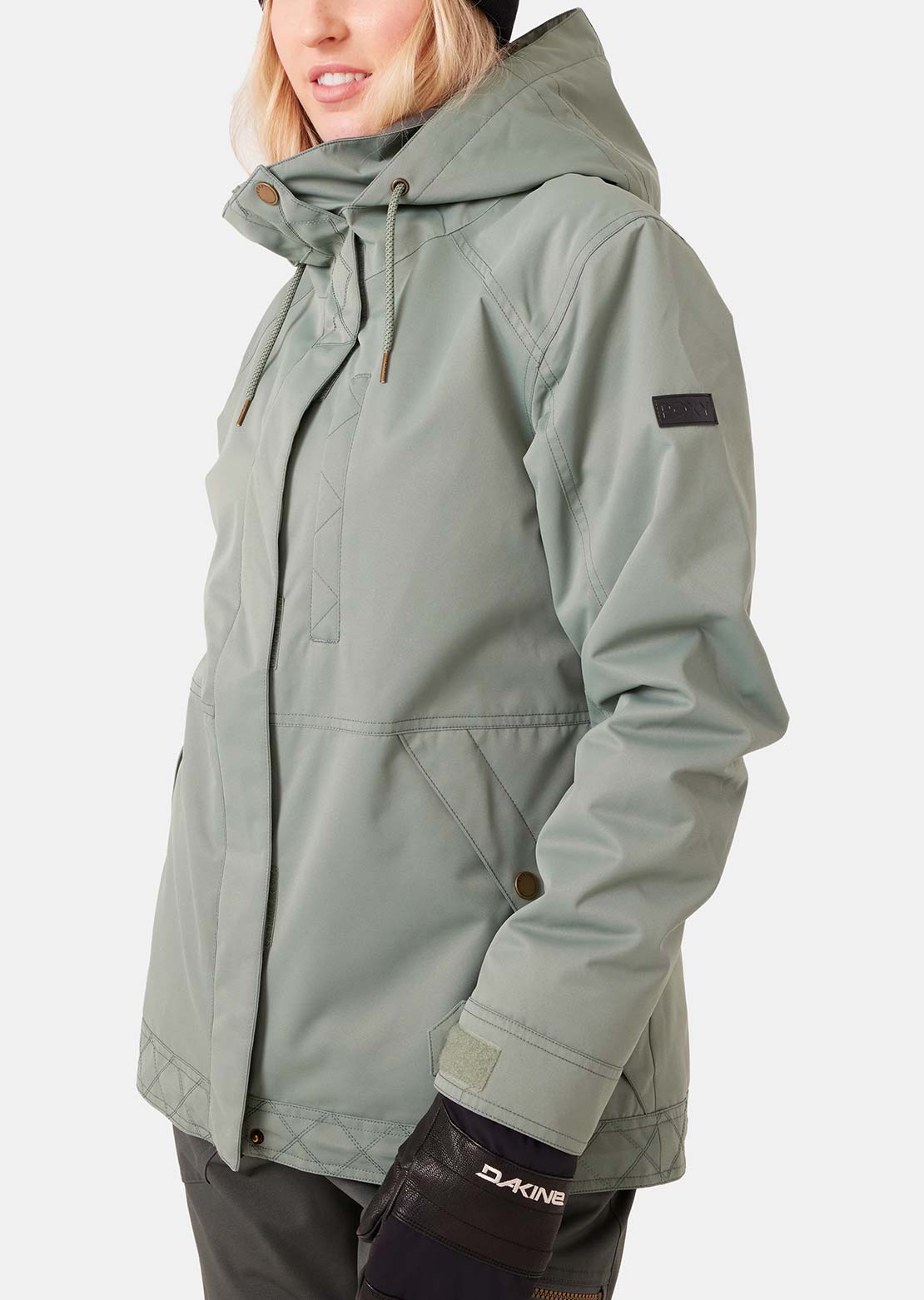 Roxy Women's Billie Jacket Black Sea Spray