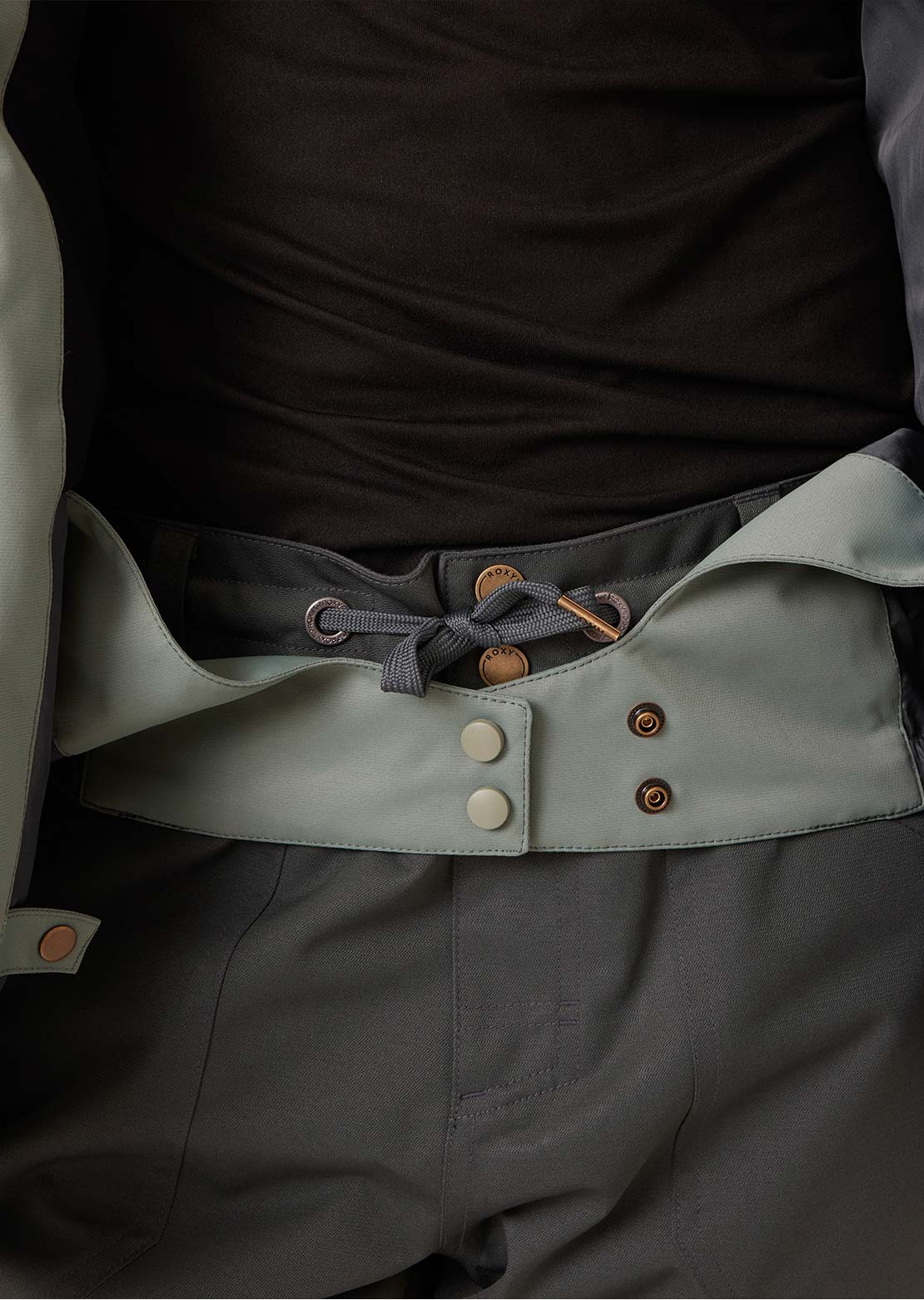 Roxy Women's Billie Jacket Black Sea Spray