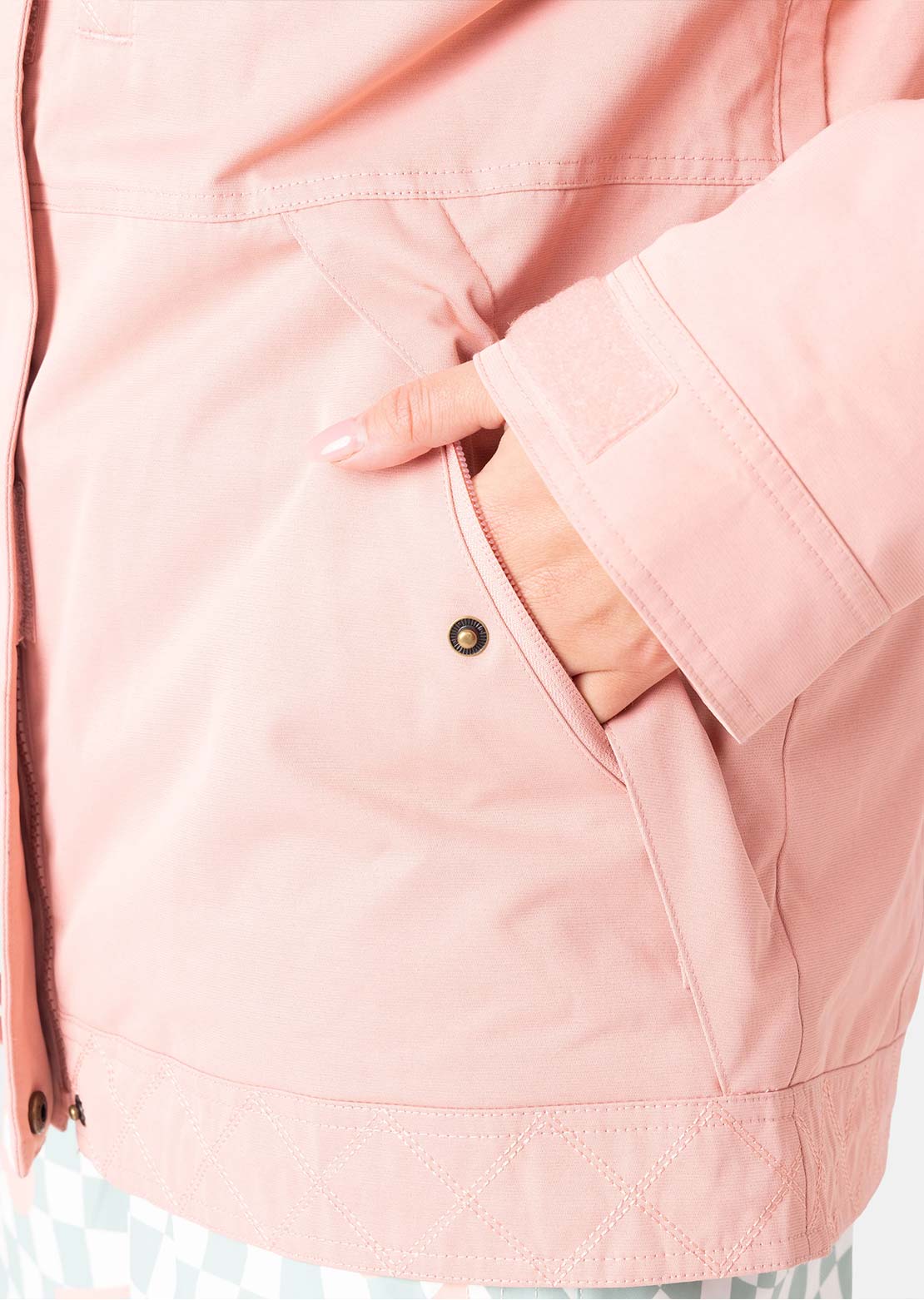 Roxy Women's Billie Jacket Rose Tan