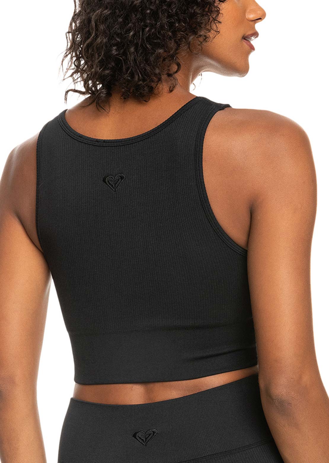 Roxy Women&#39;s Chill Out Seamless V Top Anthracite