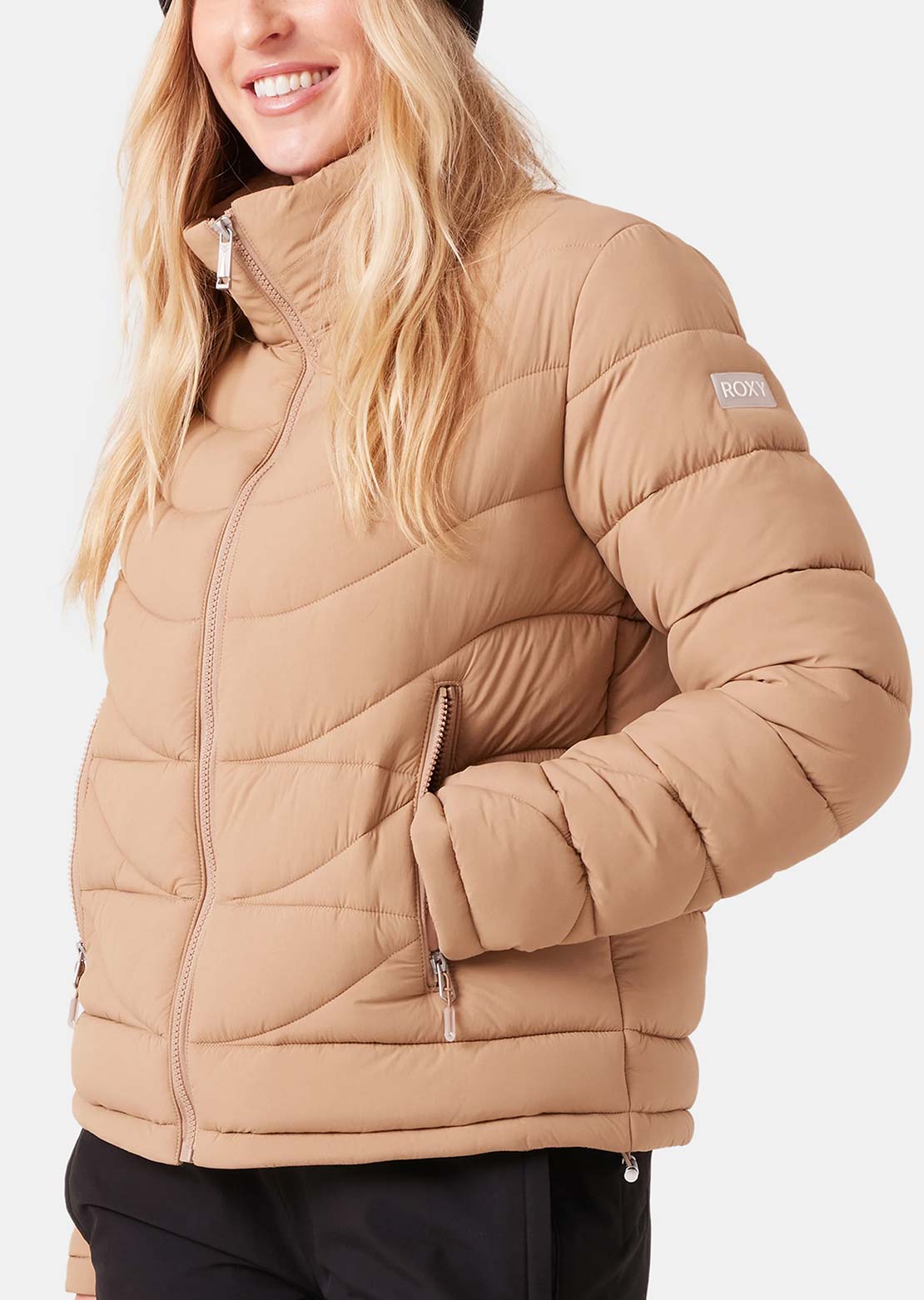 Roxy Women's Christal Packable Liner Jacket Taupe