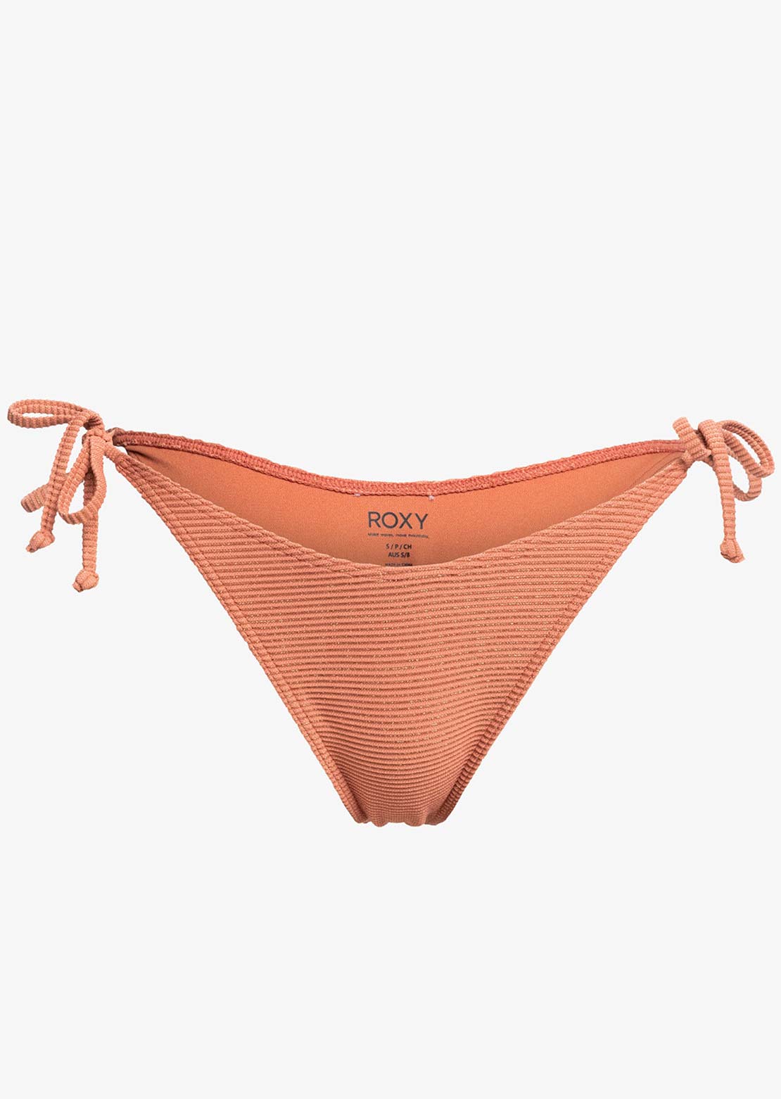 Roxy Women&#39;s Coconut Crew TS HL Cheeky Bikini Bottom Cedar Wood